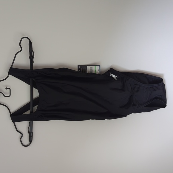 Women's Speedo Black Competitive One Piece Swimsuit Size 8/34 - Picture 2 of 5